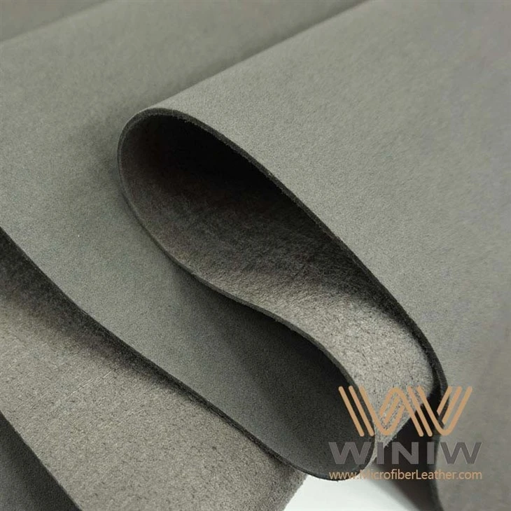 Premium‑Quality 1.6–2.0mm Microfiber Suede Synthetic Leather Material For S1 Certified Safety Footwear high quality