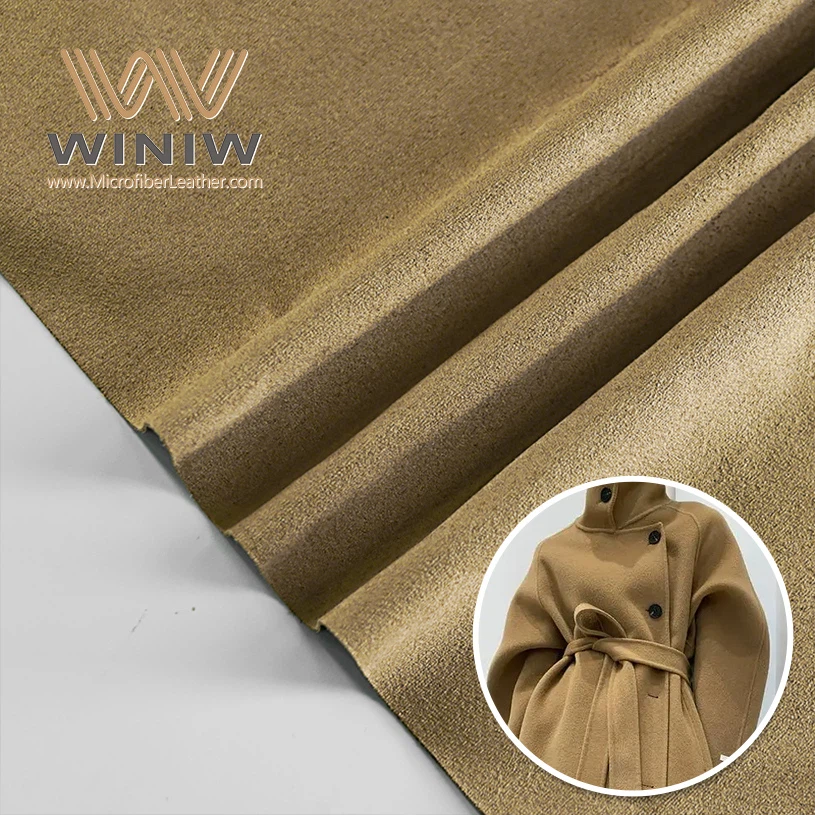 Softness Vegan Microfiber Faux Suede Fabric For Garments
